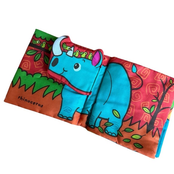 Melissa and Doug K’s Kids Wild Animals Soft Activity Book Baby Boy Girl 0+ - Picture 6 of 11